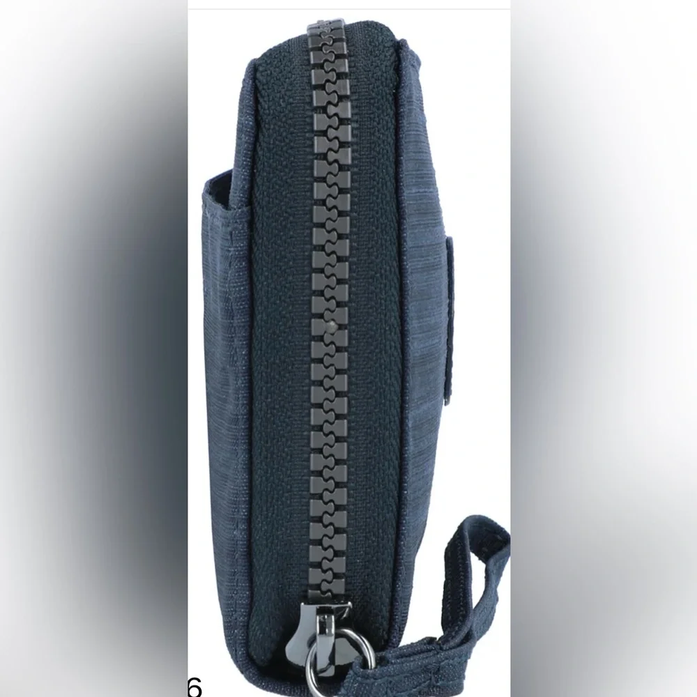 Kipling Alia Navy Blue Wallet with Wrist Strap